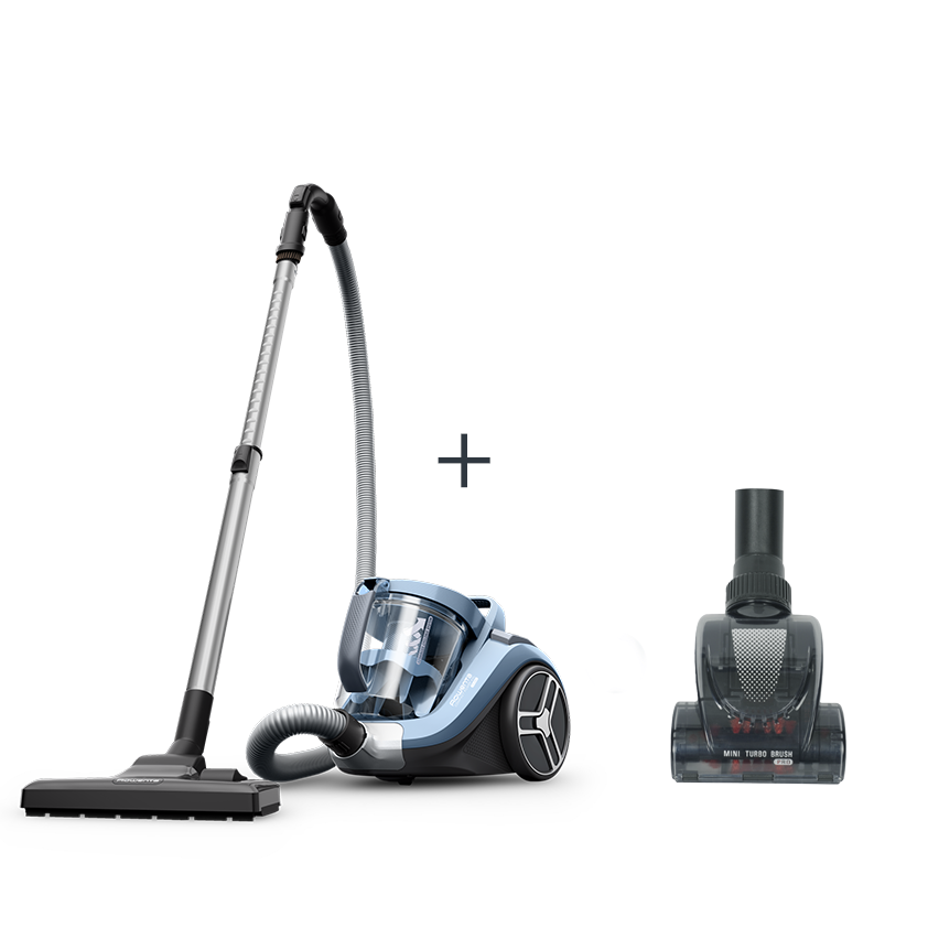 Rowenta Bodenstaubsauger Compact Power Xxl Und Mini-Turbobürste
